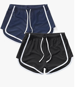 Pantalones Cortos Deportivos de Malla para Hombre, Ligeros y Suaves, para Entrenamiento Físico y Running, con Cordón Ajustable en la Cintura y Bolsillos Laterales para Objetos Esenciales - Product Image 1