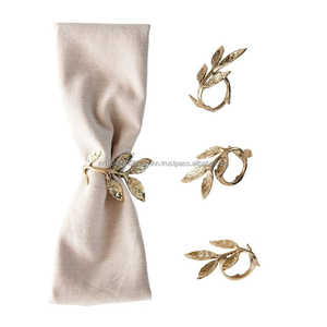 Anneaux de serviette en métal de haute qualité et cerceaux de serviette anneaux de serviette dans toutes les finitions or argent or rose en tailles personnalisées - Product Image 5