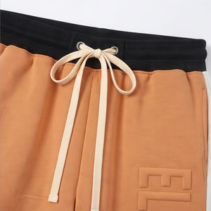 Pantalon de survêtement unisexe d'hiver avec boutons latéraux, coupe large, 100 % coton molletonné, imprimé bouffant - Product Image 5