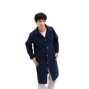 <b>Men's</b> Winter Trench Overcoat Eco-Friendly Breathable 100% Polyester <b>Long</b> Coat Clothing Warm <b>Jackets</b> For Outdoor <b>Men</b> Trench Coats - Product Image 4