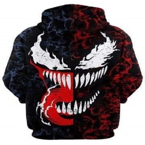 Sweat à capuche unisexe personnalisé 2021, automne, éco-responsable, haute qualité, surdimensionné, 100% coton biologique, tricoté, imprimé silicone, streetwear 3D - Product Image 1