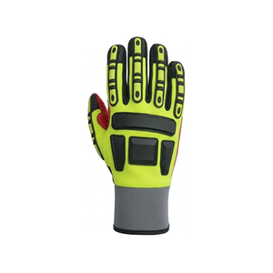 Gants de mécanicien rembourrés à doigts complets pour la manipulation d'outils, avec rembourrage des jointures et de la paume, poignet réglable, logo personnalisé, OEM, ODM, marque privée - Product Image 3
