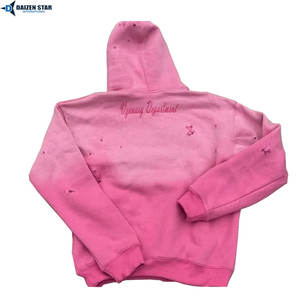 Sudadera con Capucha de Invierno, 100% Algodón, Gruesa, Unisex, Talla Grande, con Forro Polar, Logotipo Personalizado, Calidad Premium, Ropa Urbana - Product Image 3