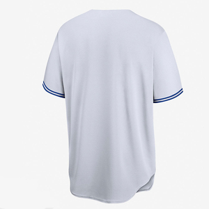เสื้อเบสบอล OEM แบบกำหนดเอง โลโก้ สีสัน แขนสั้น คอวี ชุดทีม พิมพ์โลโก้ส่วนตัว ระบายอากาศได้ดี ซับเหงื่อ - Product Image 2