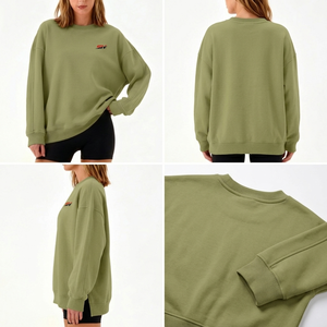 Sweat-shirt pour femme de qualité supérieure, tendance, streetwear décontracté, coupe ample, respirant, écologique, à séchage rapide - Product Image 4
