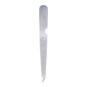 Lime à ongles professionnelle mini double face en acier durable, grain 100/180, pour manucure/pédicure, motif droit - Product Image 3