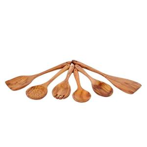 Ustensiles de cuisine en bois naturel, durables, non toxiques, personnalisés en gros pour la maison - Product Image 3