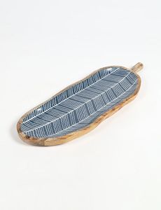 Bandeja de Servir Multiusos de Madera con Acabado Esmaltado para Cocina, Comedor, Mesa de Centro y Organización del Hogar - Product Image 2