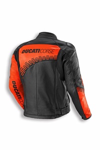 Veste de course en cuir Ducati C7, style Ducati, manches longues, coupe-vent, cuir de vachette 220g, unisexe adulte - Product Image 2