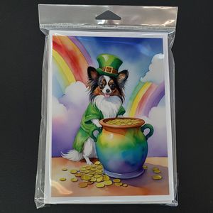 Papillon St Patrick's Day Whimsical A7 Tarjetas de notas en blanco Paquete de 8 con sobres Tarjetas de felicitación de tamaño 5x7 - Product Image 3