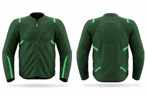 เสื้อแจ็คเก็ตมอเตอร์ไซค์คุณภาพสูง ผลิตจากโพลีเอสเตอร์ 100% สำหรับขี่มอเตอร์ไซค์  ผ้าทนทาน สวมใส่สบาย ระบายอากาศได้ดี - Product Image 3