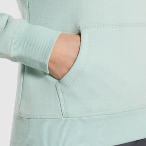 Custom Mint <b>Green</b> <b>Women</b> Pullover Hoodie Drawstring Raglan Sleeve Hooded Sweatshirt With Front Pocket Custom Made By Twin City - Product Image 4