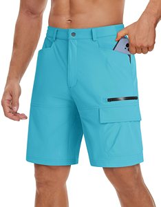 Shorts en toile tricotée respirante pour hommes, style urbain tendance, avec taille élastique et mouvements fluides, service OEM - Product Image 2