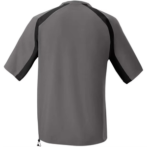 เสื้อแจ็คเก็ตเบสบอลแบบมีซิปด้านหน้า คอตั้ง สำหรับฤดูหนาว แบบสั่งทำได้  สำหรับทั้งชายและหญิง  พร้อมปักโลโก้ตามต้องการ  แบบซิป 1/4  แขนสั้นสำหรับเด็ก - Product Image 5