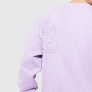 Sudadera de Manga Larga con Cuello Redondo, Transpirable, para Hombre, Talla Grande, Hecha de Algodón, Sudadera Básica al por Mayor para Hombre, Talla Grande - Product Image 4