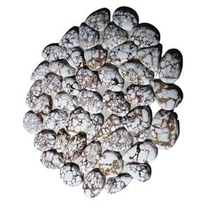 Lot de cabochons en jaspe cheval sauvage faits à la main, pierres précieuses naturelles de formes variées pour la fabrication de bijoux, en vrac, 20-45mm, 8-12g - Product Image 4