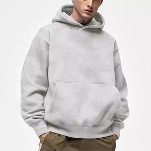 Sudadera con Capucha Oversize de Algodón Grueso para Hombre, Personalizable con Estampado Puff, Hombros Caídos, Tallas Grandes, Venta al por Mayor - Product Image 4