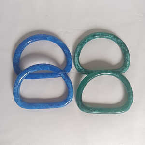 Modern Design Round Resin Bag Handle Beautiful Colorful Design with Stylish Buckle Low Price for High Decorative - Product Image 4