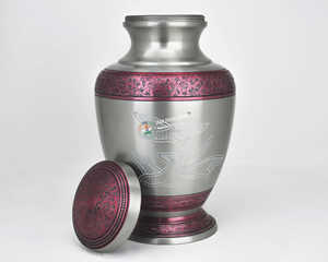 Urnes de crémation en aluminium au design personnalisé les plus vendues pour les cendres humaines - Product Image 3