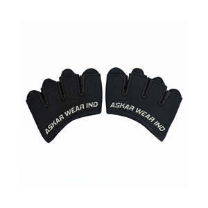 Gants de fitness demi-doigts en néoprène ASKAR WEAR IND unisexes, respirants, avec support de poignet pour la musculation et l'entraînement de force - Product Image 1
