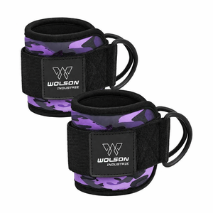 Sangles de cheville réglables en néoprène pour exercices personnalisés, pour machine à câble, sangles de cheville pour poids, produits unisexes disponibles. - Product Image 5