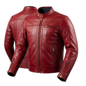 Chaqueta de cuero City Rider para hombre, chaquetas para hombre, ropa de motociclista, estilo urbano, abrigo protector, tendencia en EE. UU. - Product Image 5
