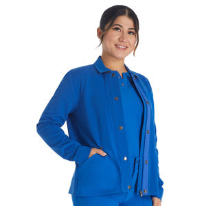 Chaqueta de Enfermera de Alta Calidad, Estilo Jogger Cómodo, Cuello Acanalado Elegante, Hecha de Spandex para Uniformes Profesionales - Product Image 1