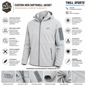 2026 Newest Design Custom Logo Casual Safari Varsity Softshell <b>Jackets</b> Plus Size <b>Waterproof</b> Zipper Men's Softshell <b>Jacket</b> - Product Image 5