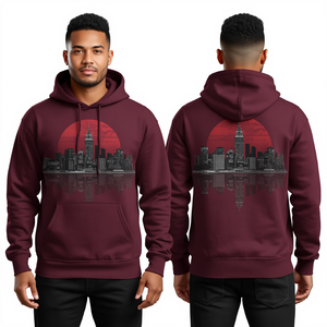 Sweat à capuche pour homme avec impression graphique, en coton, style décontracté, streetwear, confortable, vêtement de qualité supérieure - Product Image 3