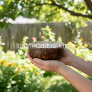 1. Vente en gros de bols en noix de coco faits à la main, vaisselle en coquille de noix de coco naturelle pour les détaillants écologiques, les boutiques de cadeaux et les marques d'articles de cuisine - Product Image 1