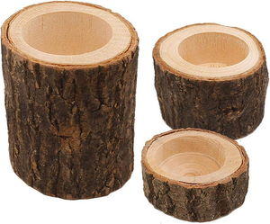 Porte-bougies chauffe-plat en bois pour mariage, table, fête d'anniversaire, Saint-Valentin, décoration intérieure - Product Image 1