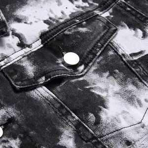 Chaqueta de invierno duradera hecha con tela vaquera desgastada, estilo moderno para la moda diaria. - Product Image 5