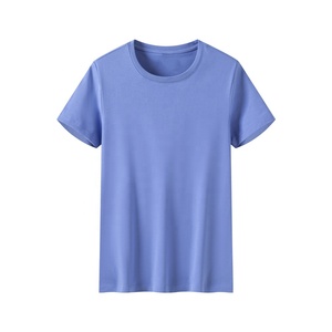 Camisetas de colección de verano para hombre, Camiseta lisa con cuello redondo, tela ecológica, manga corta, soporte personalizado, camisetas para hombre - Product Image 4
