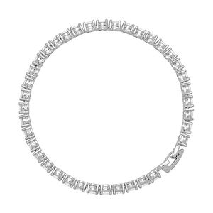Bracelet tennis diamant rond taille brillant serti griffes plaqué or 10K/18K certifié IGI Hip Hop Unisexe Mariage & Anniversaire - Product Image 2