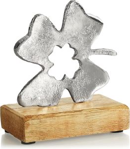 Fabricante Confiable de Adornos Navideños de Aluminio y Madera, Decoración Festiva para Estantes - Product Image 5