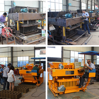 WT6-30 Nouvelle machine à fabriquer des blocs de ciment hydrauliques avec PLC et pompe |   Machine de production de briques mobile à faible coût avec contrôle automatique