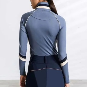 OEM Customized Printed Color New Arrival <b>Long</b> <b>Sleeve</b> Women Horse Riding <b>Base</b> <b>Layer</b> Shirt Breathable Comfortable Quick Dry - Product Image 5