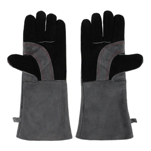 Guantes de Seguridad de Cuero Vacuno Retardantes de Llama de Larga Duración, Protección Industrial para Manos y Brazos para Trabajadores de la Construcción - Product Image 6