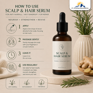 Private Label Scalp & Hair Serum for Healthy Scalp and Stronger Hair (10ml/20ml/30ml/50ml) - Product Image 4