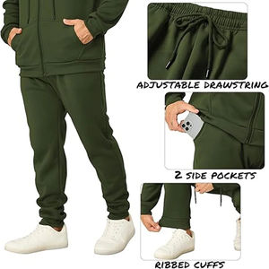 Survêtements unisexes personnalisés de haute qualité pour hommes, fabrication de vêtements respirants, design tendance, streetwear pour hommes - Product Image 5