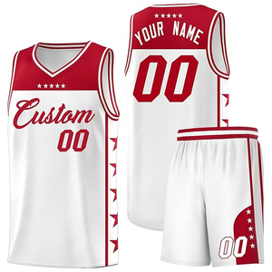 Uniforme de Baloncesto Personalizado, Jersey Reversible, Pantalones Cortos, 100% Poliéster, Cuello en V, Logotipo, Nombre y Número Personalizados, para Club Universitario - Product Image 1