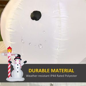 Muñeco de Nieve Inflable Navideño para Decoración de Jardín en la Temporada Festiva - Product Image 5