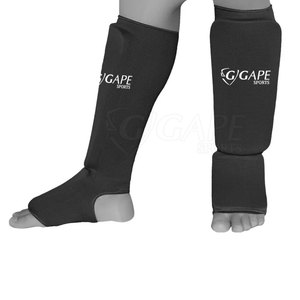 Protège-tibias de football professionnels légers et confortables avec protection élastique avancée pour la plante du pied - Product Image 1