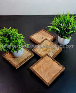 Dessous de verre en bois fait main d'approvisionnement direct d'usine pour la décoration de table avec des options de personnalisation et un service de vente en gros en vrac - Product Image 3