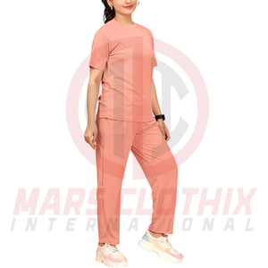 Conjunto Deportivo para Mujer, Talla Adulto, Venta al Por Mayor, del Mejor Proveedor, 100% Algodón, Camiseta y Pantalón - Product Image 3