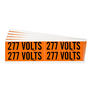 Etiquetas Autoadhesivas Resistentes Brady 277V para Conductos y Voltajes, para Cableado Eléctrico - Product Image 2