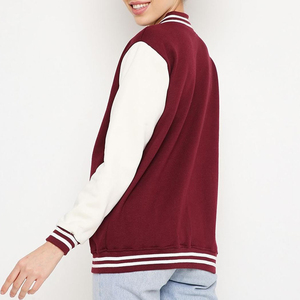 เสื้อแจ็คเก็ตวาร์ซิตี้ผู้หญิงน้ำหนักเบาใส่สบาย ราคาขายส่ง ขายดีที่สุด พร้อมปักโลโก้ตามสั่ง ผ้าฝ้ายทอ เสื้อแจ็คเก็ตฤดูหนาว - Product Image 2