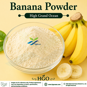 Poudre de banane pure naturelle (qualité alimentaire) séchée par pulvérisation ou lyophilisée, poudre de fruit, fournie directement par l'usine HGO - Product Image 1