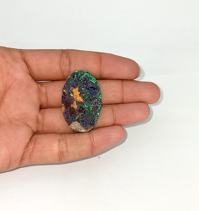 Azurite <b>Malachite</b> Druzy Loose Gemstones Supplier Natural Cabochons Faceted Stones Healing Crystals Bulk Wholesale India - Product Image 5