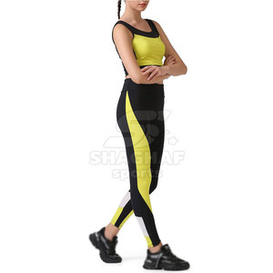Diseña tu propio conjunto de yoga para mujer, ropa deportiva para gimnasio, conjunto de yoga para mujer de nuevo estilo, conjunto de yoga para mujer en venta - Product Image 3
